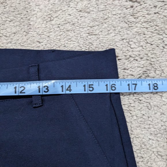 Betabrand Straight-Leg Classic Dress Pant Yoga Pants In Navy Size Large - Picture 8 of 11